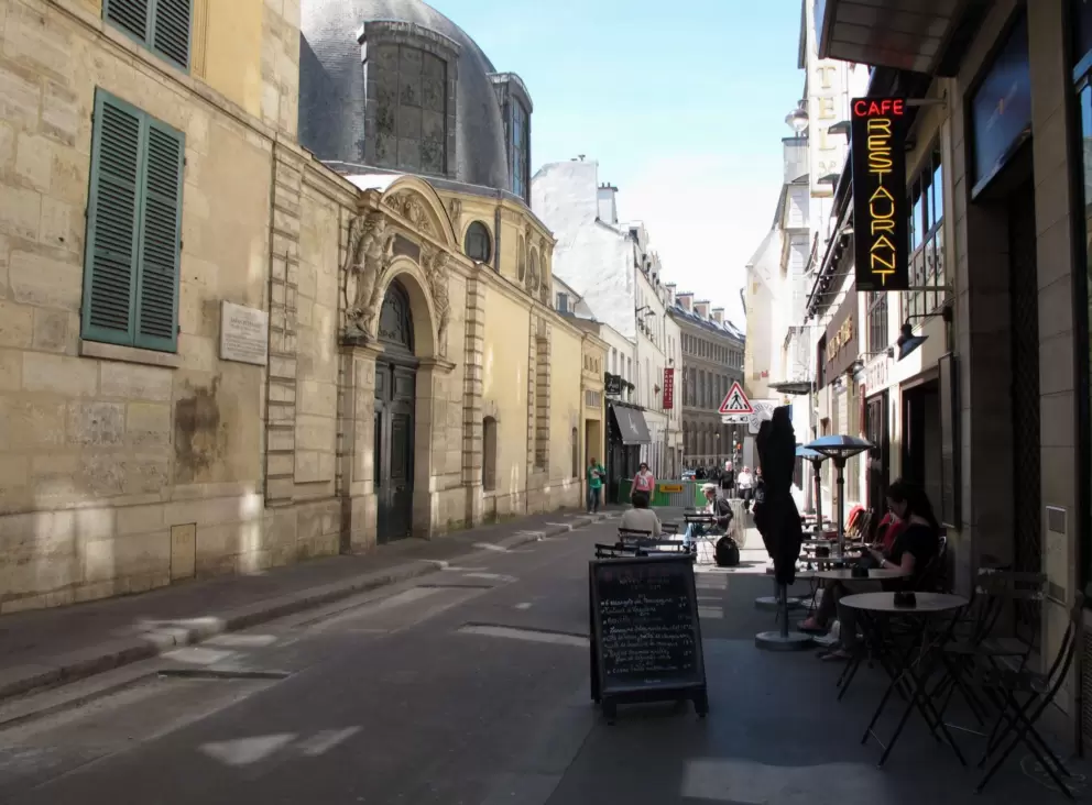 Bistro 1, on a cute narrow street nearby.