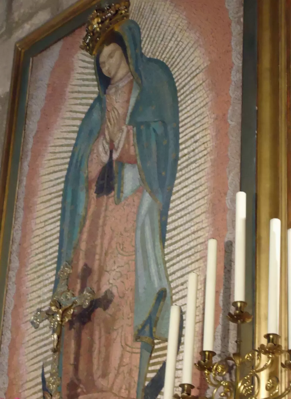 Painting of the Virgin Mary.