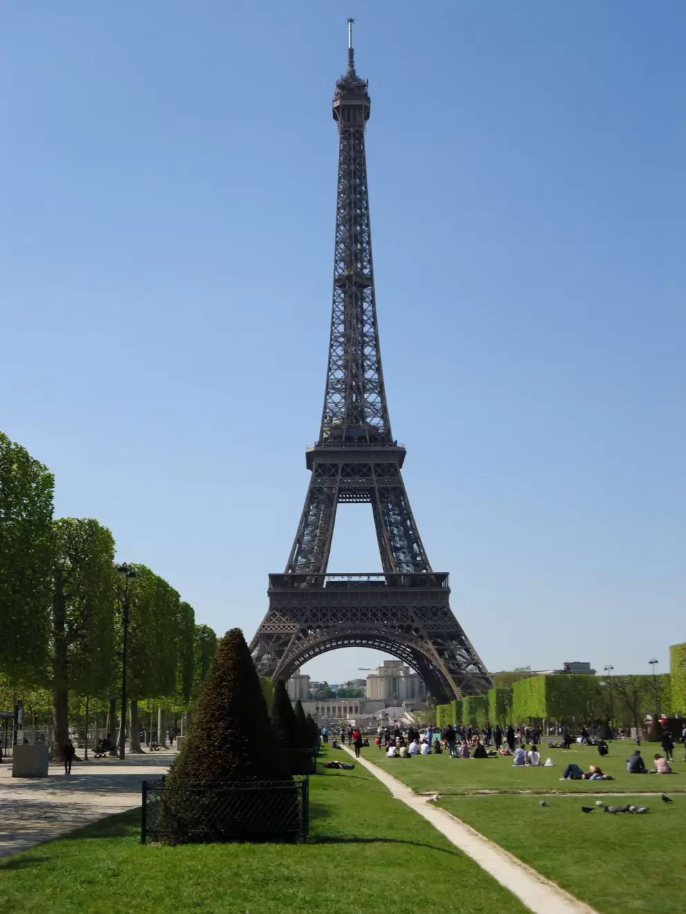 Champ de Mars, park near the Eiffel Tower