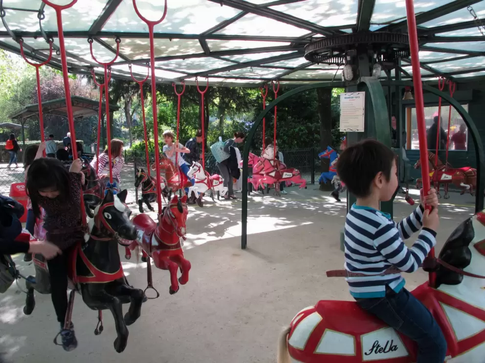 The carousel in the south part of the park.