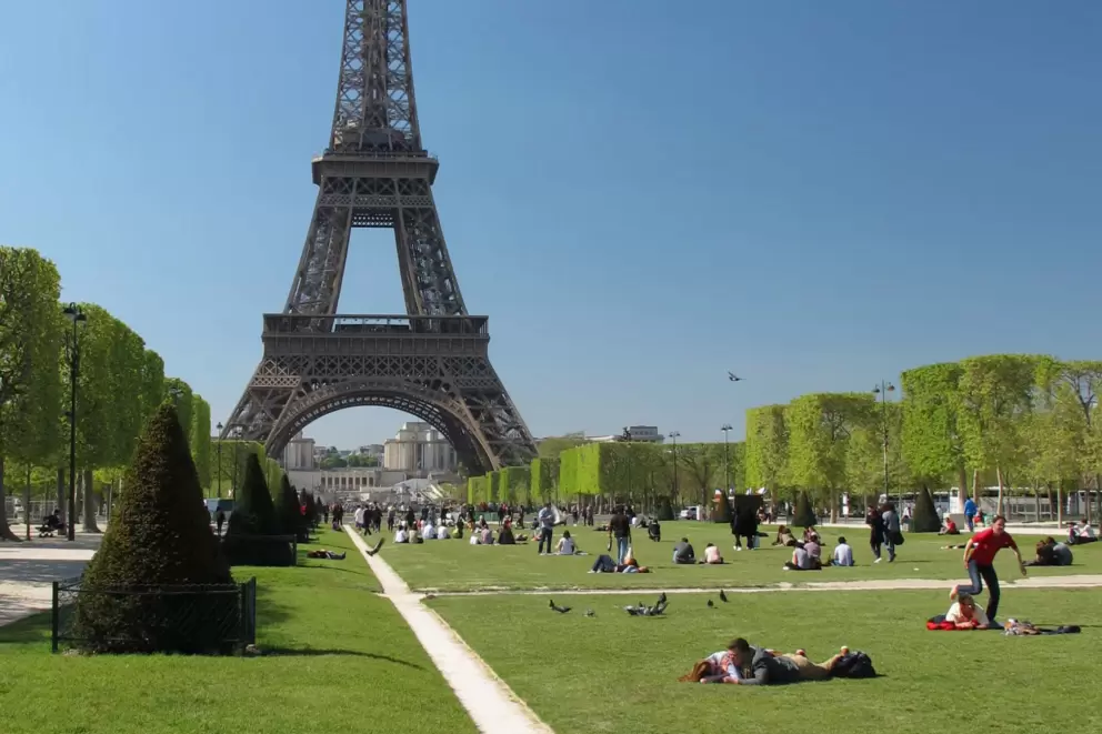 Champ de Mars, park near the Eiffel Tower