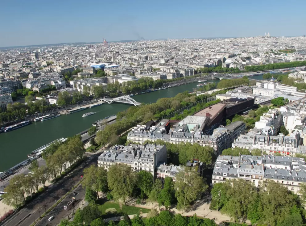 The Seine river.