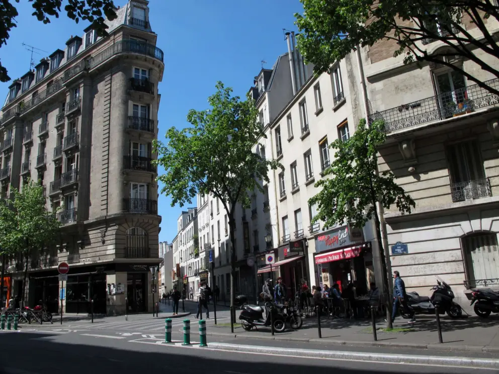 Attractive buildings near the Place d'Italie.