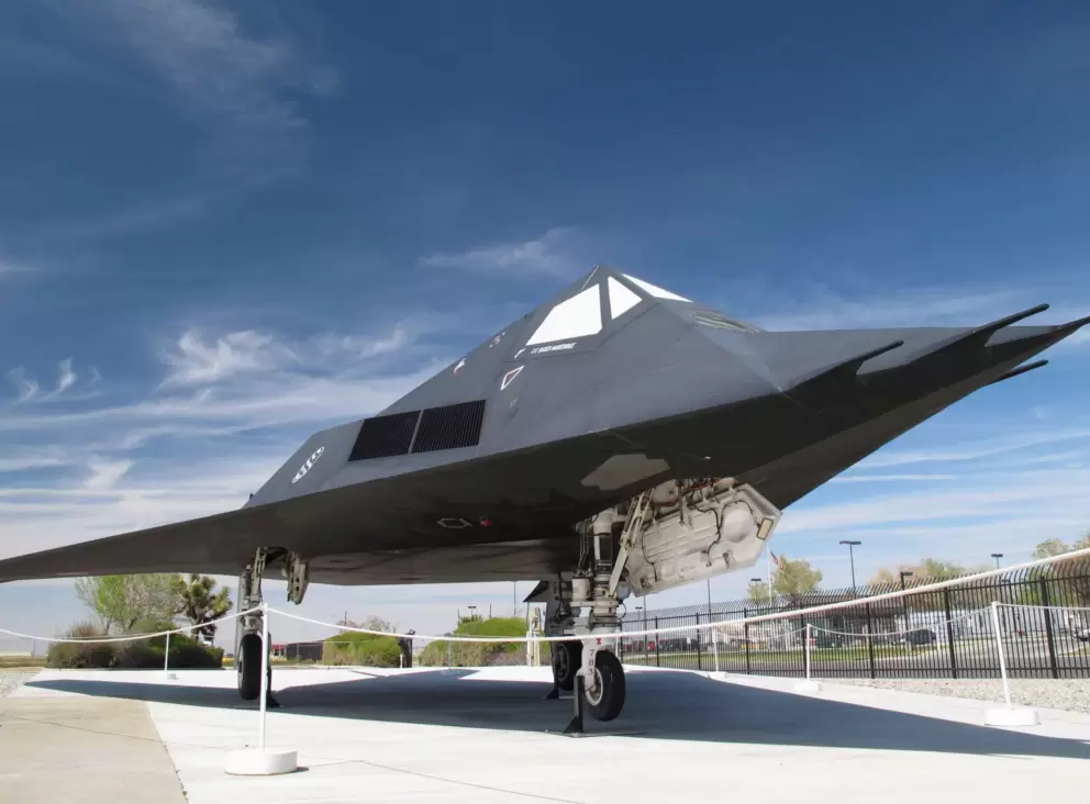 F-117 Nighthawk stealth aircraft.