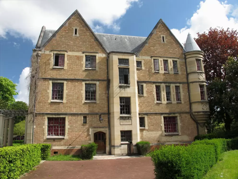 One of the gorgeous buildings in Fondation Deutsch de la Meurthe. I stayed in the little tower on the right when I was 19!