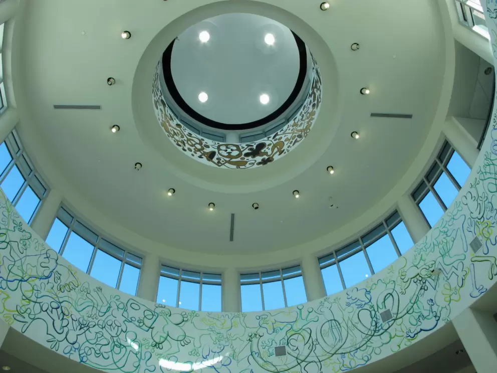 Rotunda inside the Education Building.