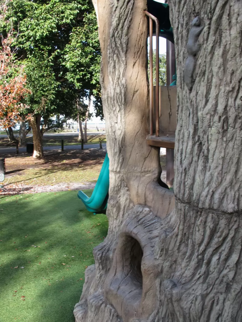 Animal hideout on the playground.