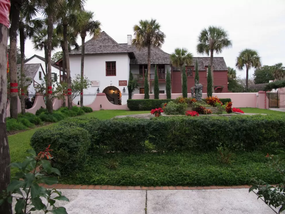 Pretty lawn in the old town.