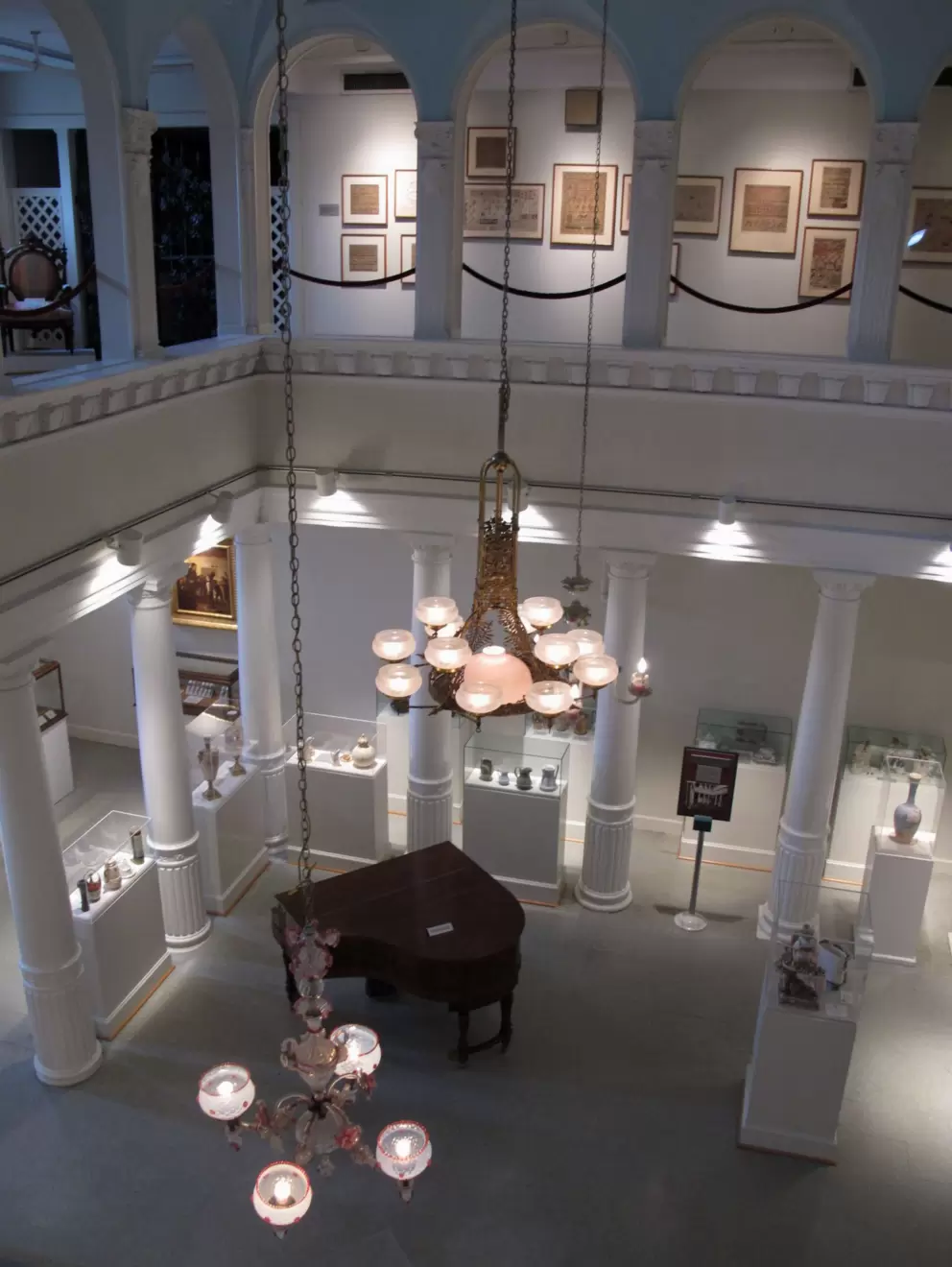 Lovely calming architecture inside the museum.