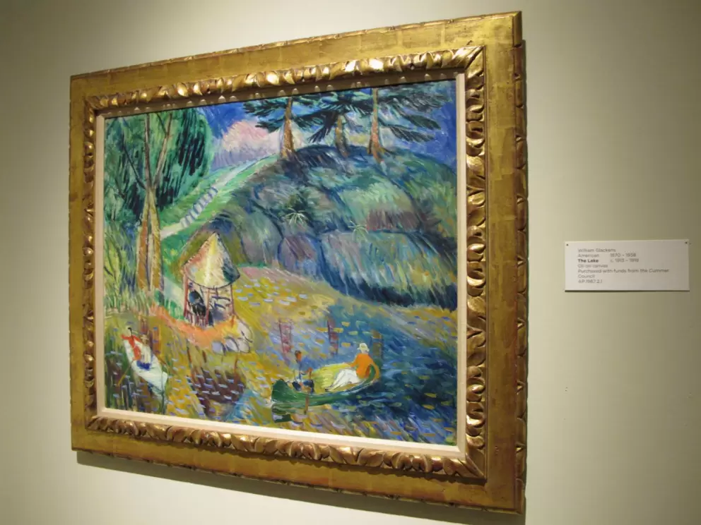 The Lake, an Impressionist painting by William Glackens.