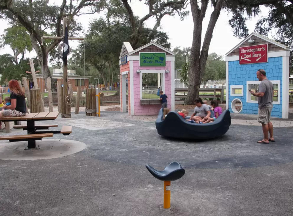A cute playground.