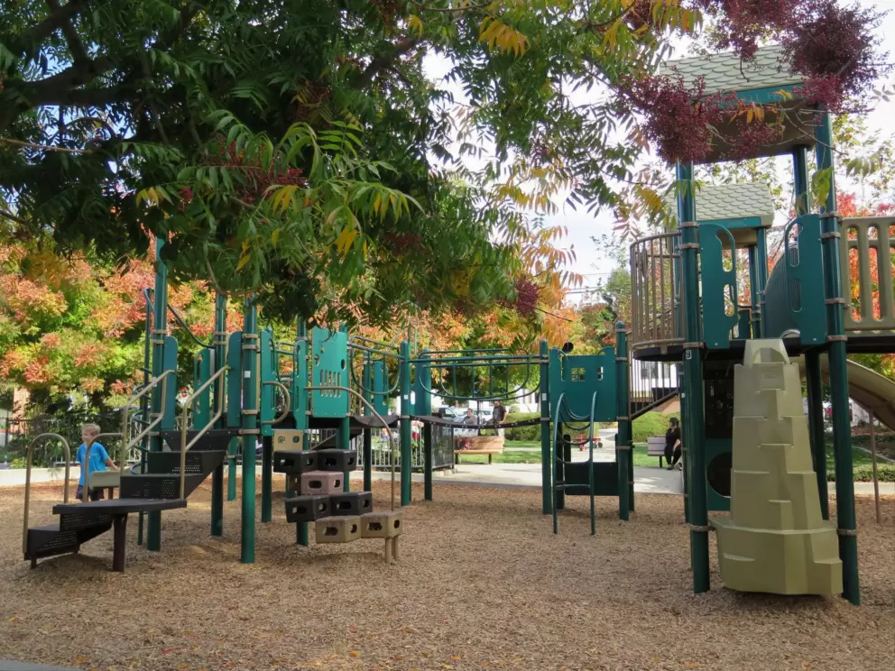 The large play structure for big kids.
