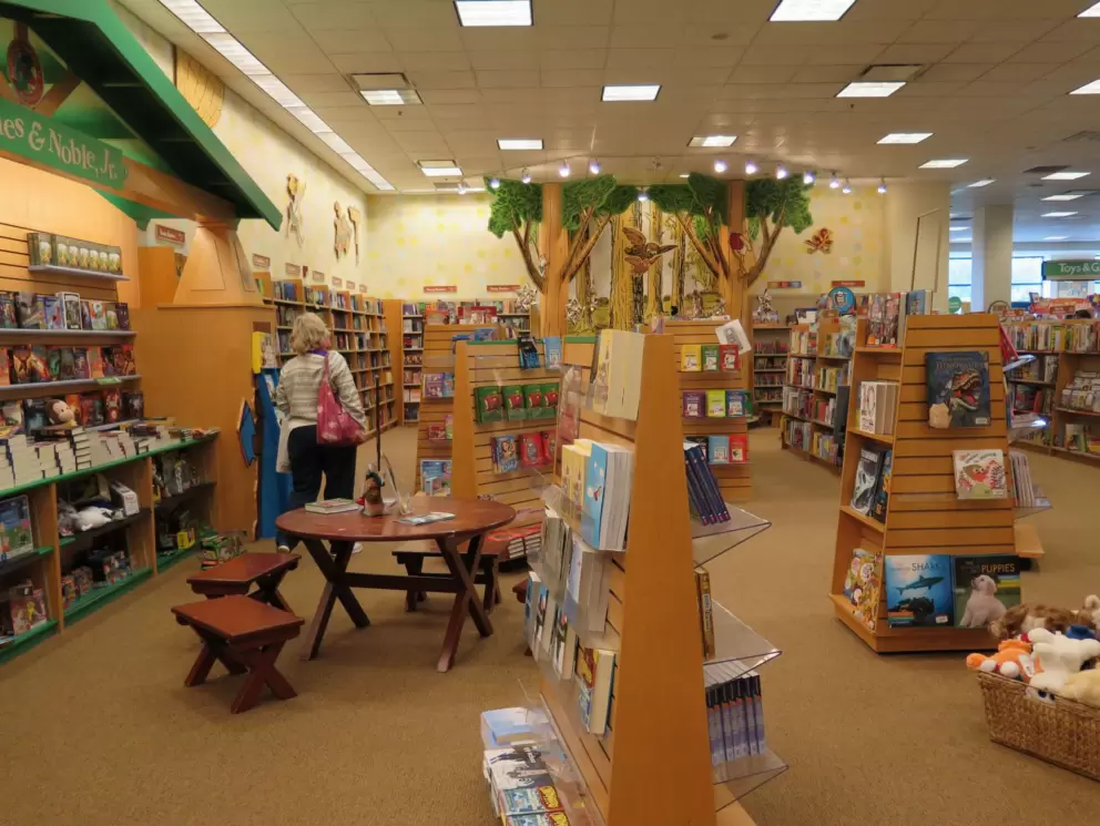 The kids section of the Barnes and Noble.