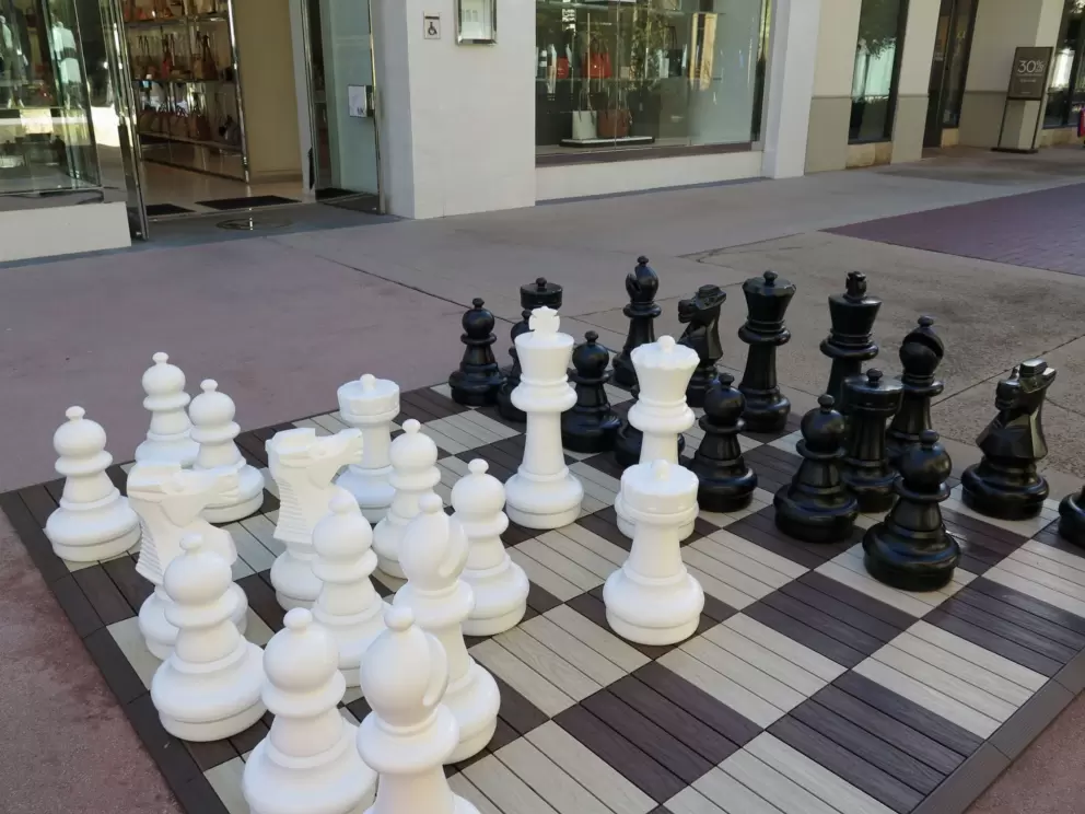 Giant chess board!