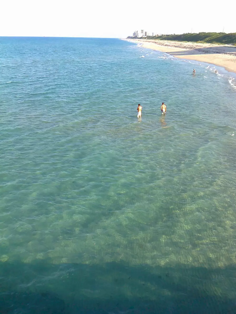 View from the pier- perfect water.