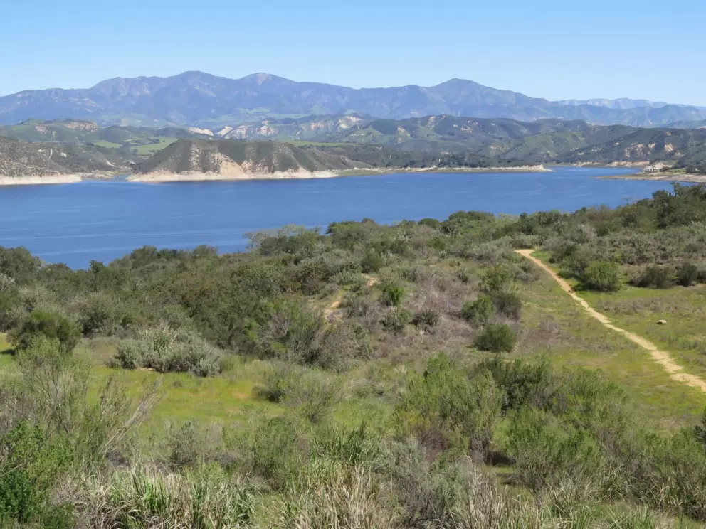 Lake Cachuma, looking beautiful in March 2017, after some rains.
