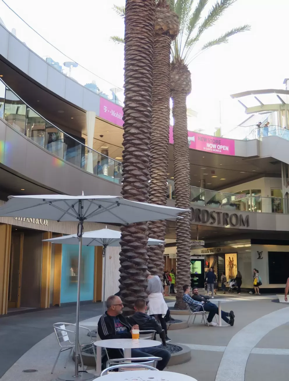 The outdoor mall called Santa Monica Place, at the south end of 3rd Street Promenade.