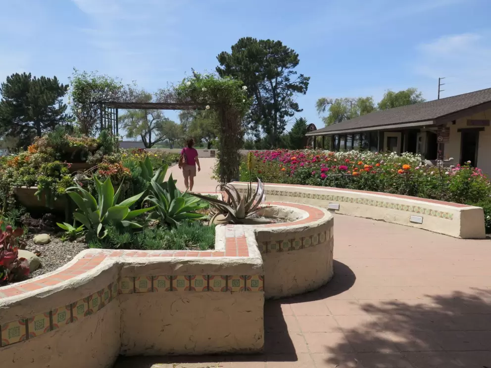 Spanish fountain planter.