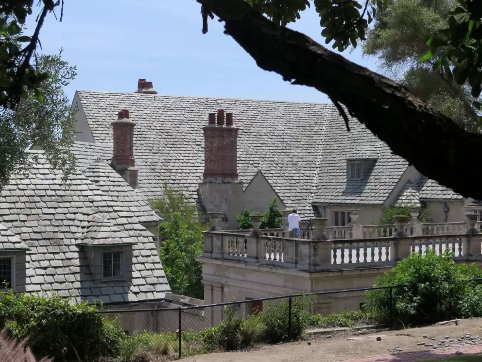 The mansion.