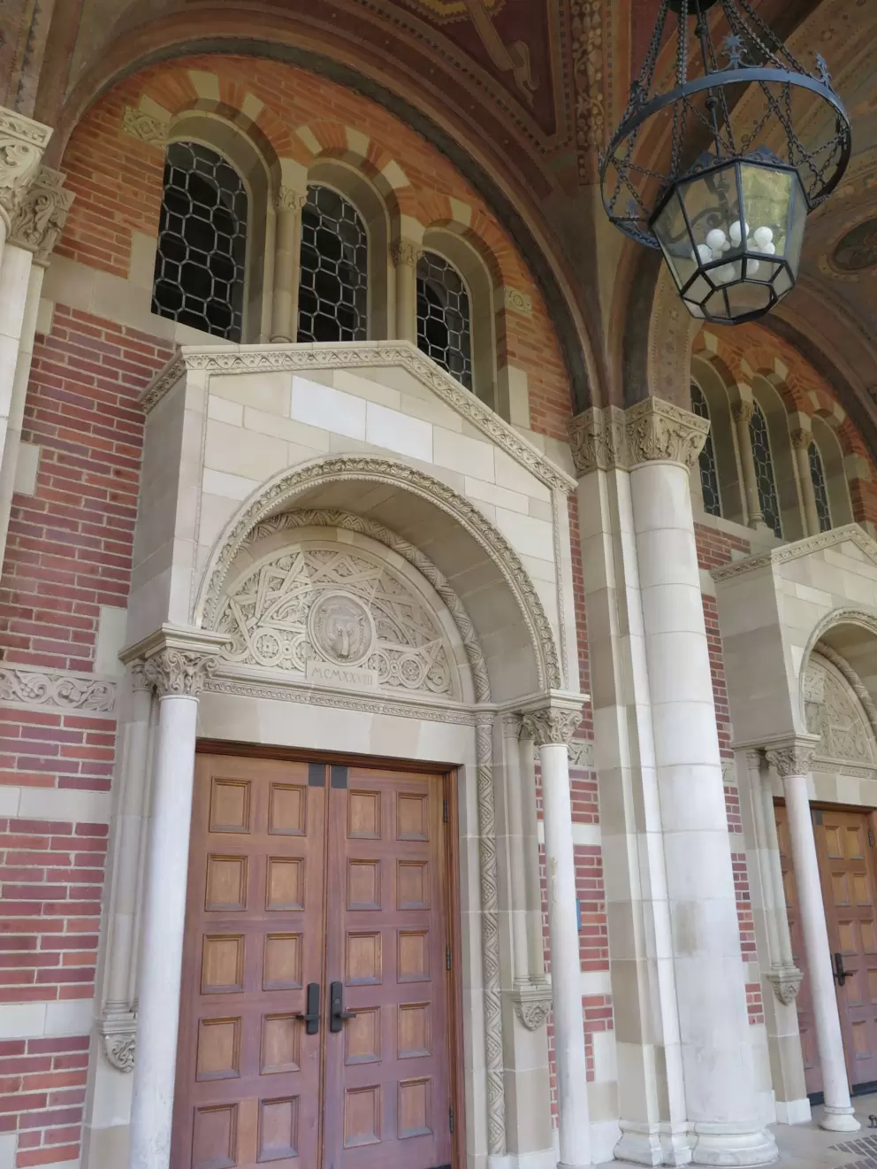 Doorway at Royce Hall.