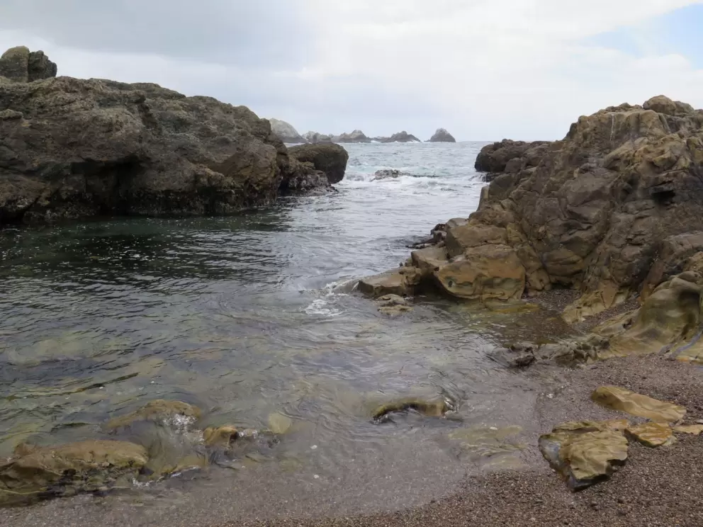 Little rocky cove near Hidden Beach, in Point Lobos State Reserve.