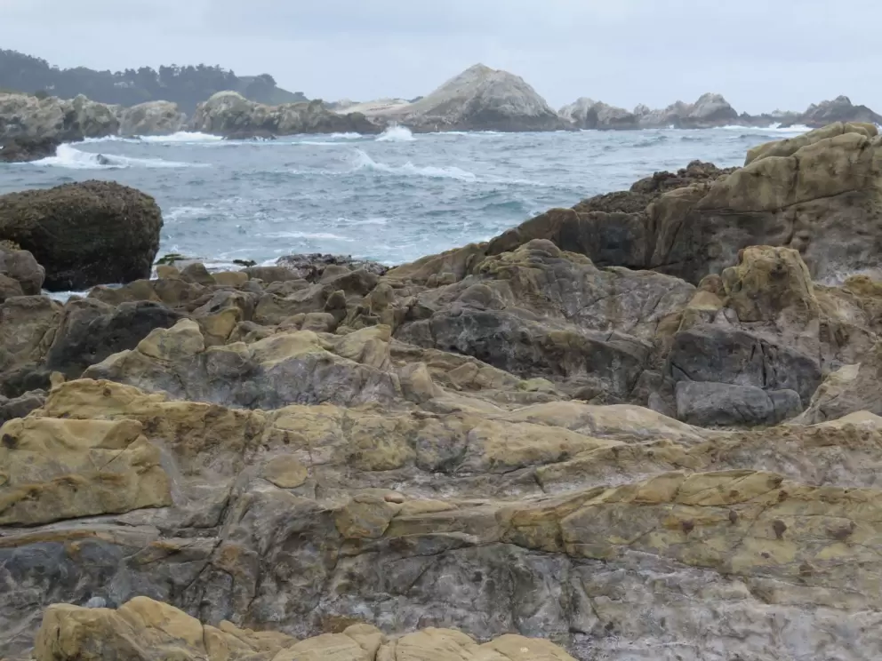 Gorgeous rocks near Hidden Beach.