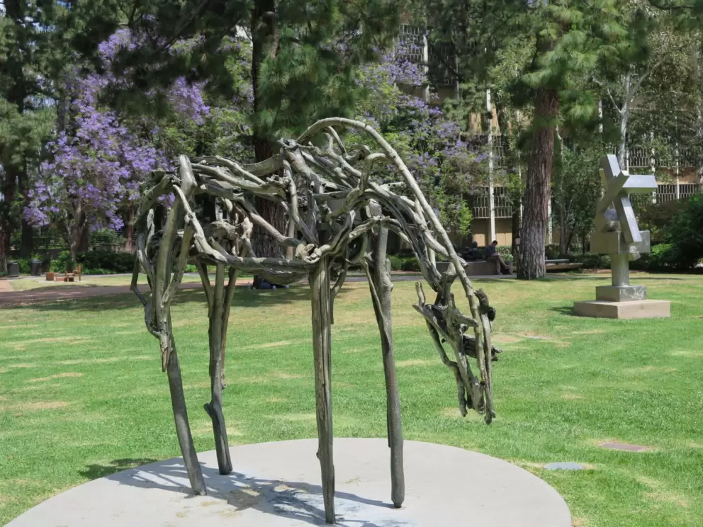 Horse sculpture.