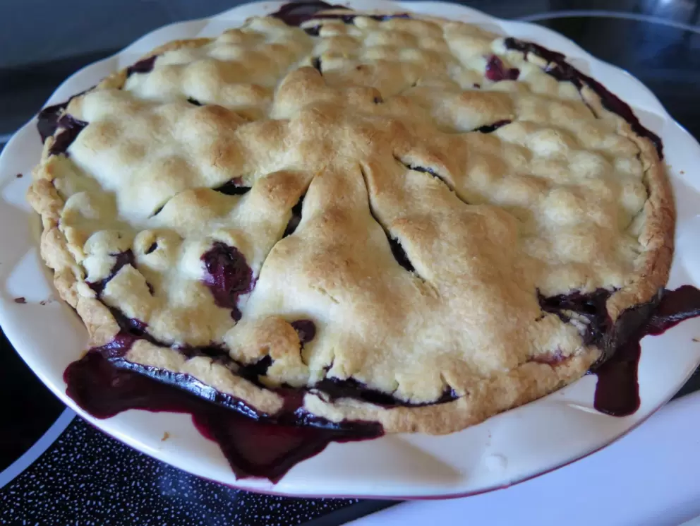 Blueberry pie!