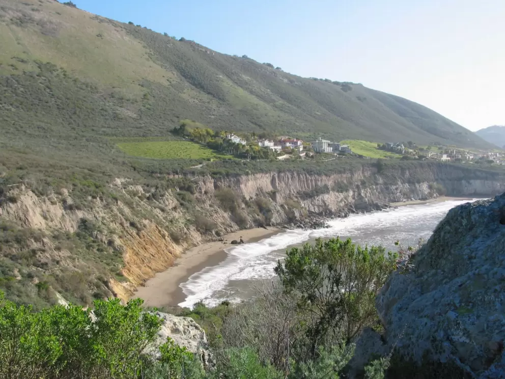 Beach below The Bluffs neighborhood.