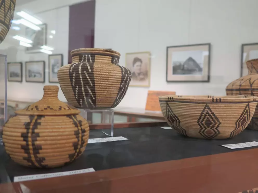 Paiute baskets.