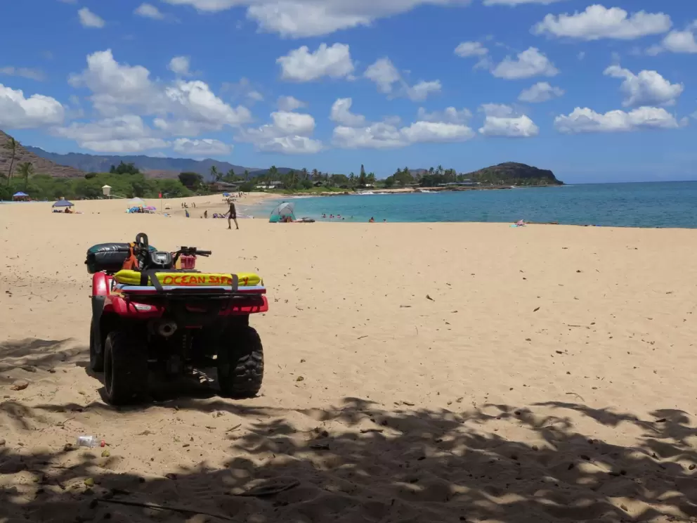 Lifeguard buggy.