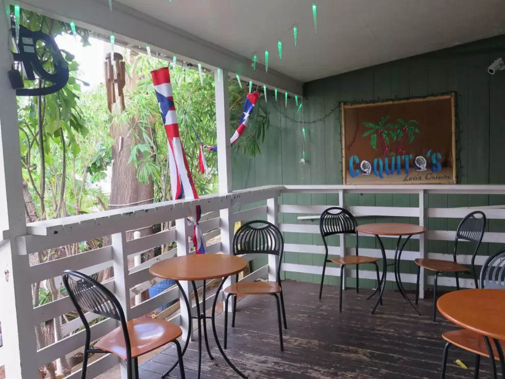 Cute balcony at Coquito's.