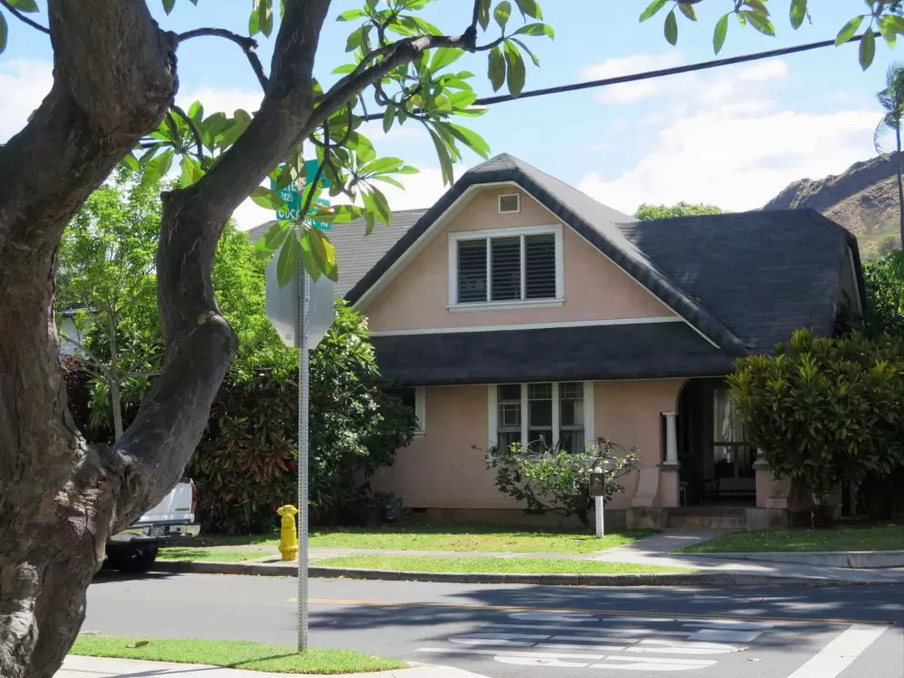 Gingerbread-style house.