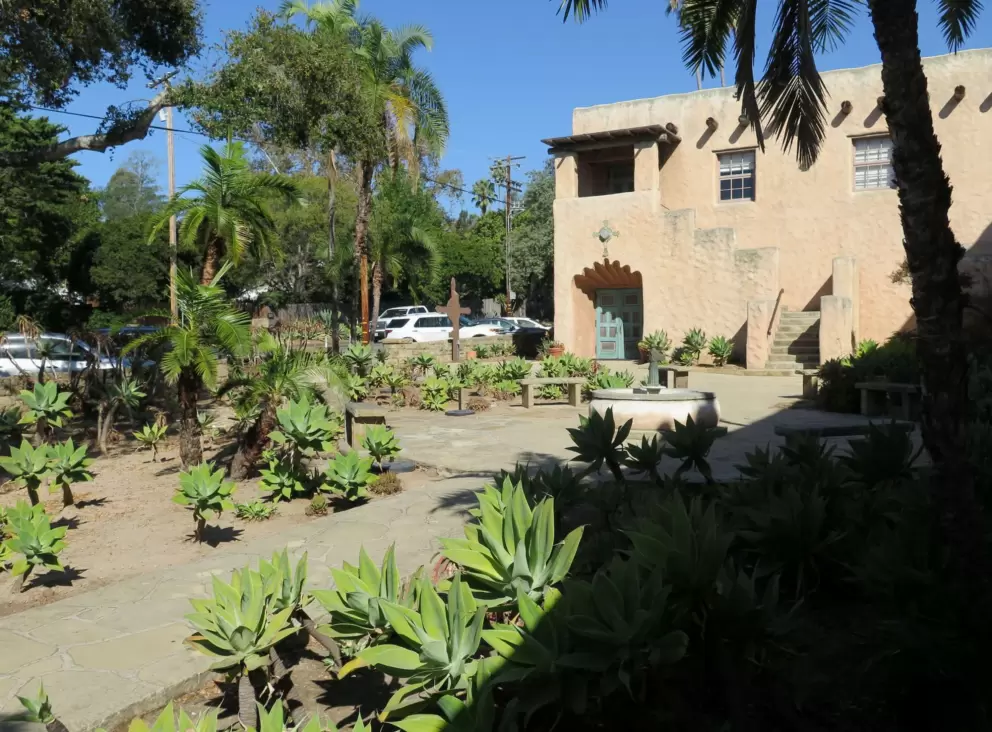 The side garden.