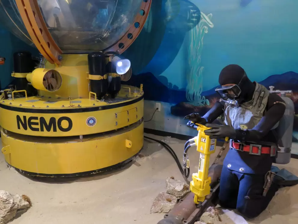 NEMO, or Naval Experimental Manned Observatory, made 671 dives in the Bahamas and off the California coast.