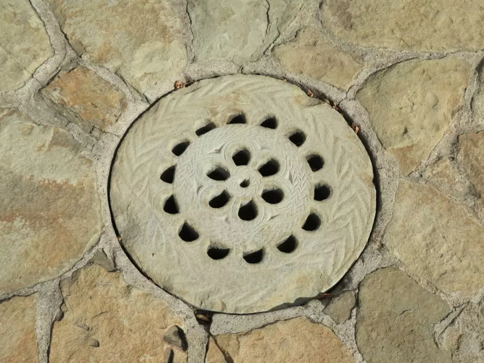 Even the drains are beautiful!