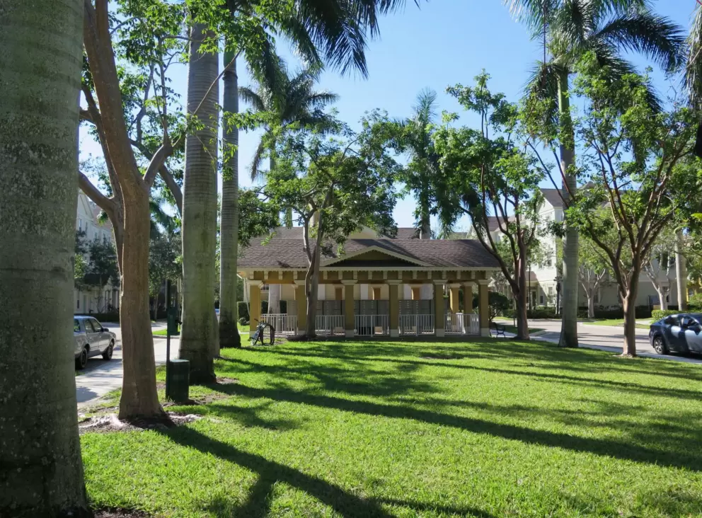 The Botanica development has lush, exquisite landscaping.