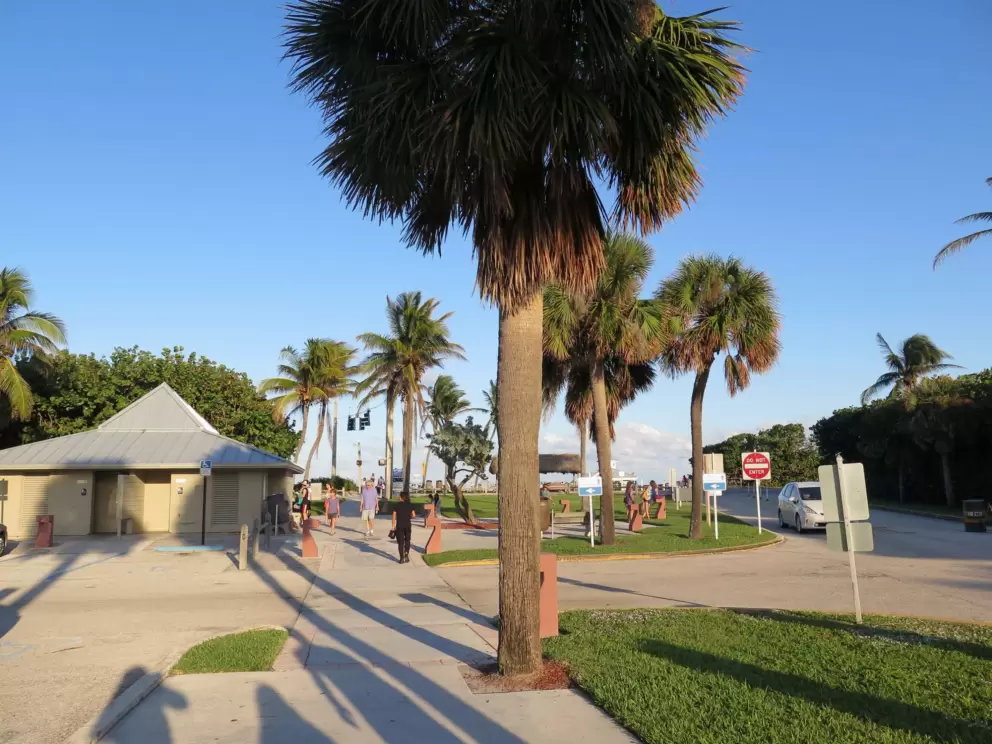 I love this view as you approach the beach!