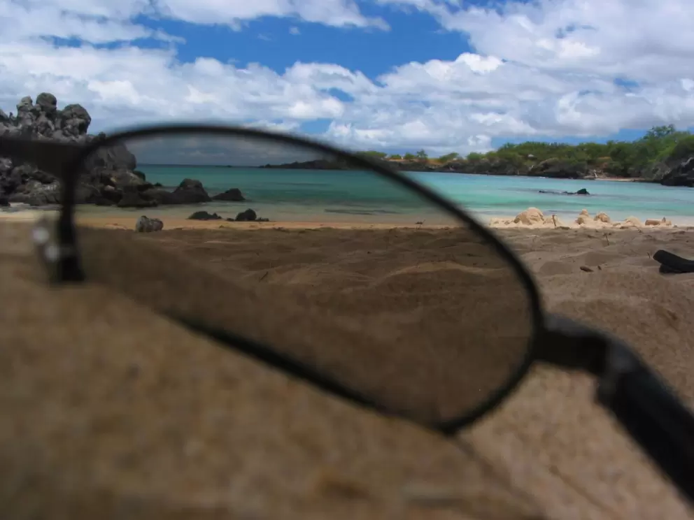 Lazing around at Waialea Beach.