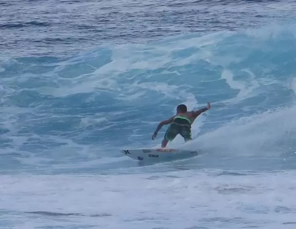 Pipeline surfer.