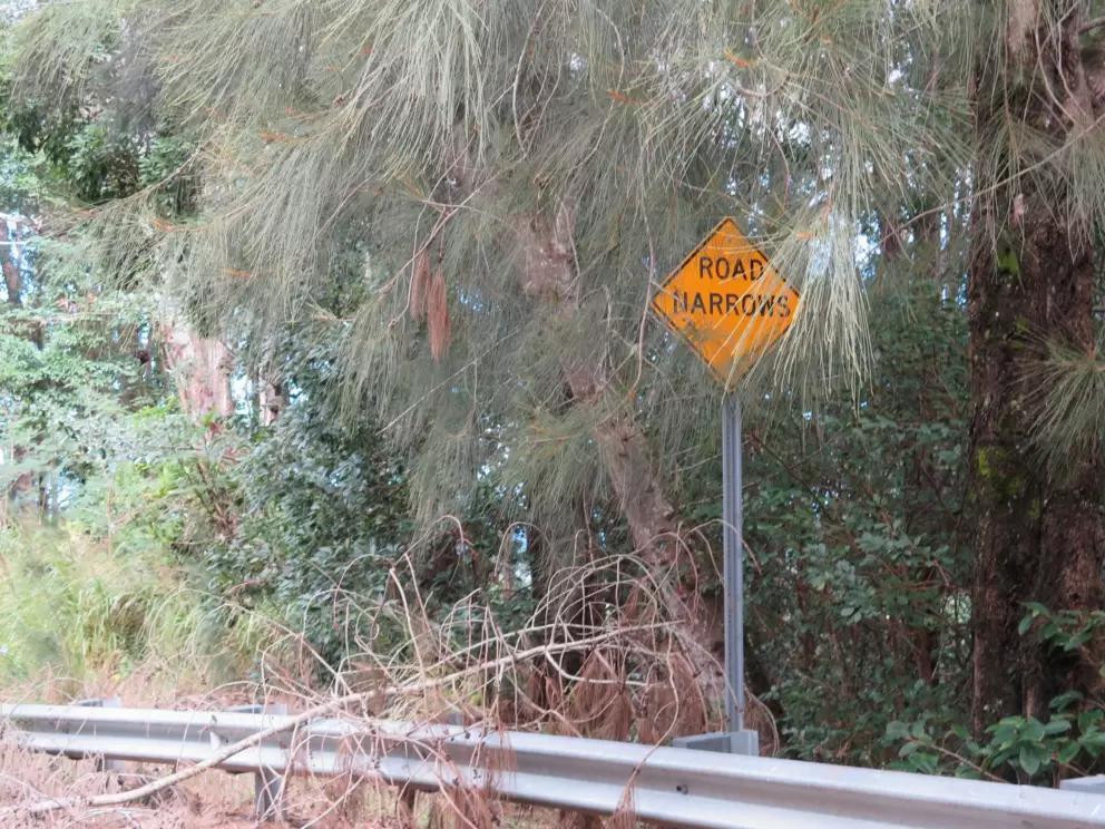 Street sign on the hike!