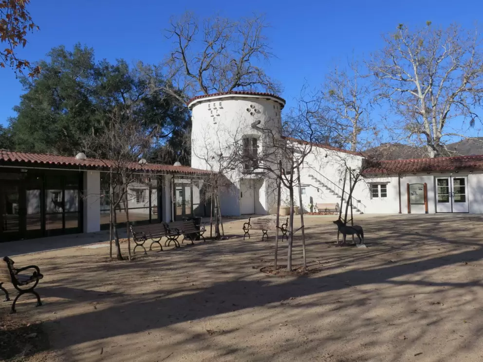 The visitor center.