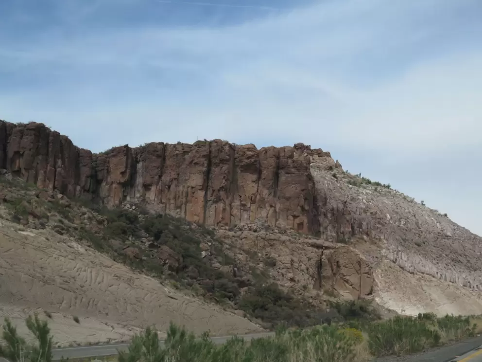 Rock formations seen along Highway 40.