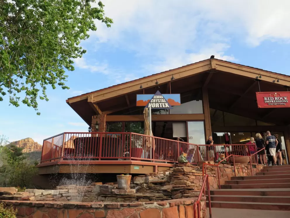 Sedona Crystal Vortex, in the main part of town along Highway 89A. 