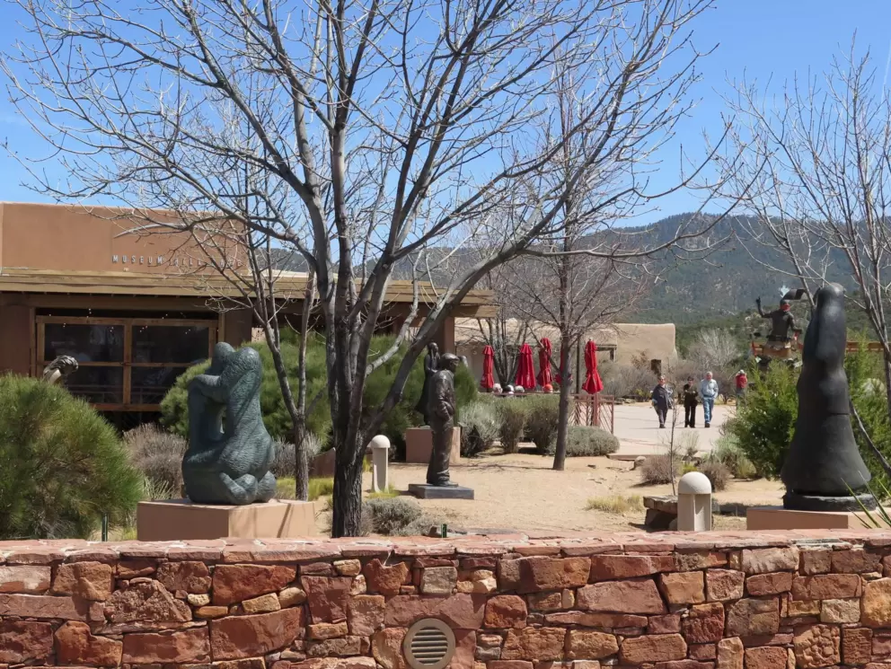 Museum Hill Cafe and sculpture garden.