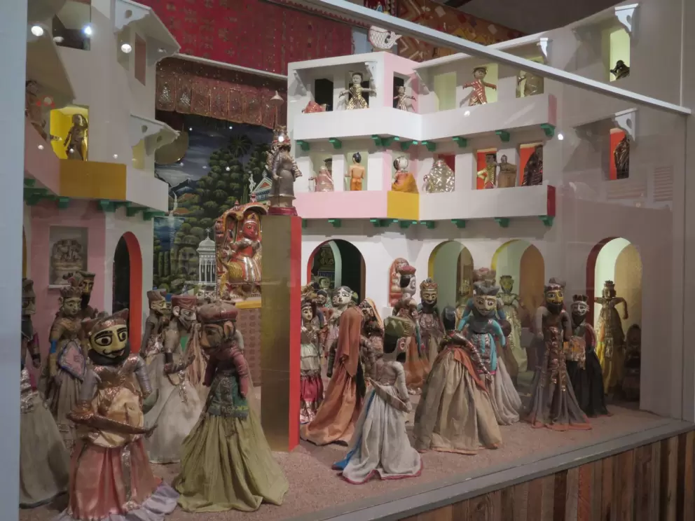 Diorama in the Museum of International Folk Art. 
