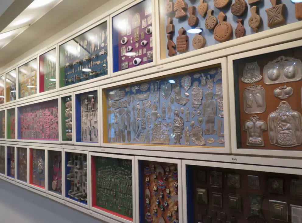 Collection of amulets from around the world.
