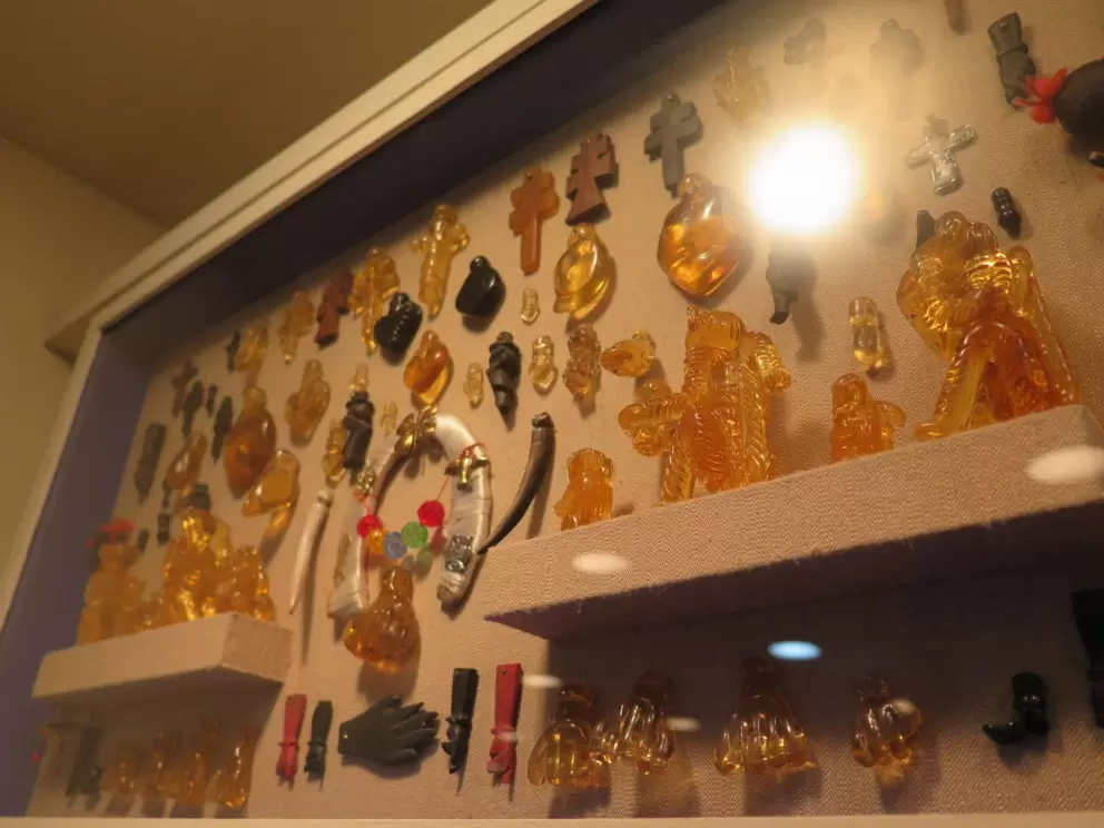 Yellow amulets from Mexico.