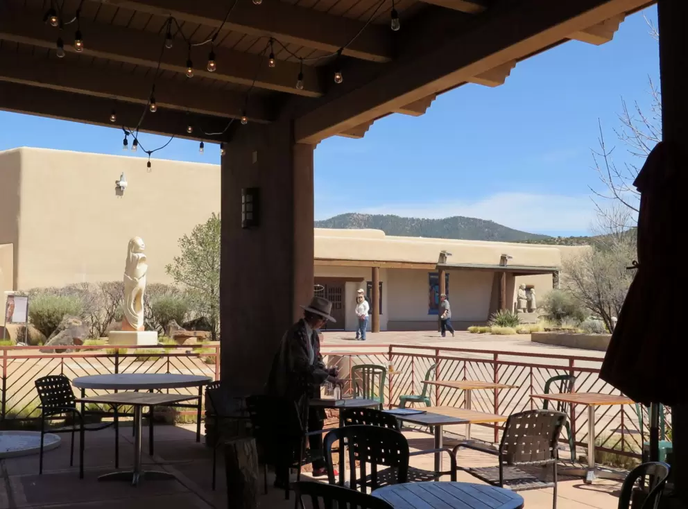 Museum Hill Cafe has a nice view and shady patio.