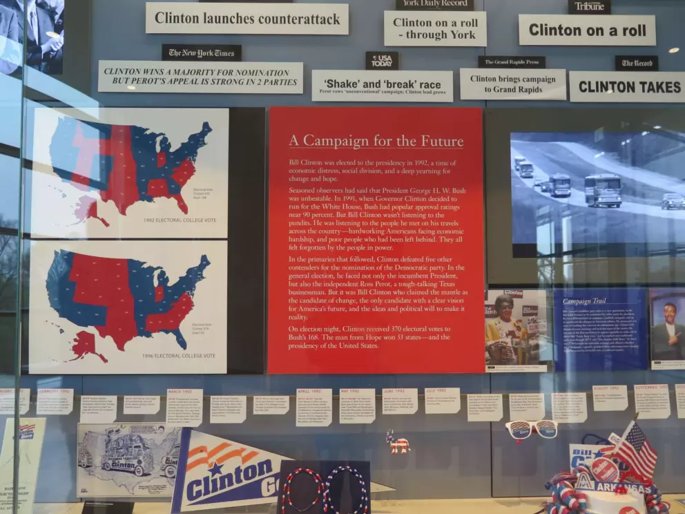 Bill Clinton was elected in 1992, a time of economic distress and a deep yearning for change.